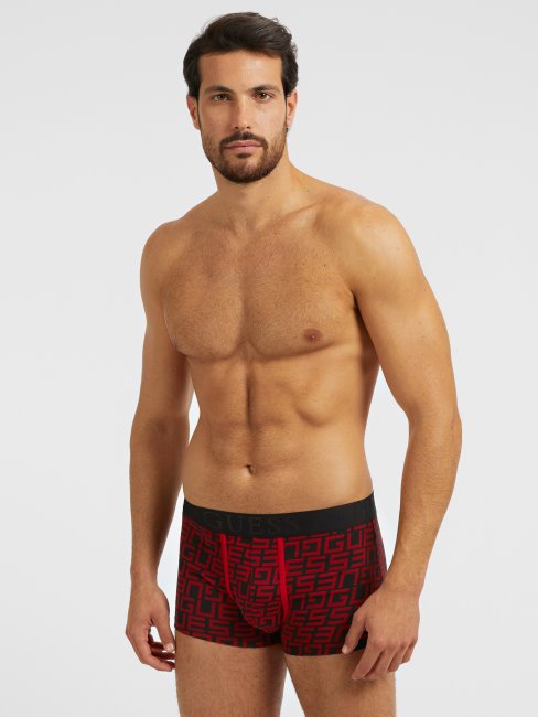 Guess Pack T-shirt Et Boxer Rouge