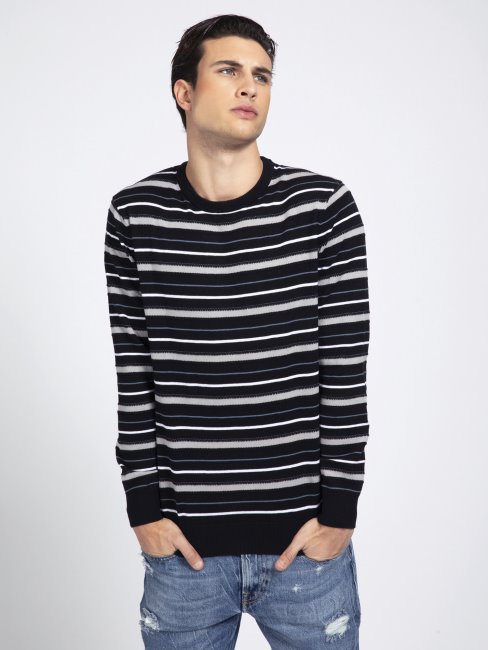 Pull Coton Bleu Multi Guess