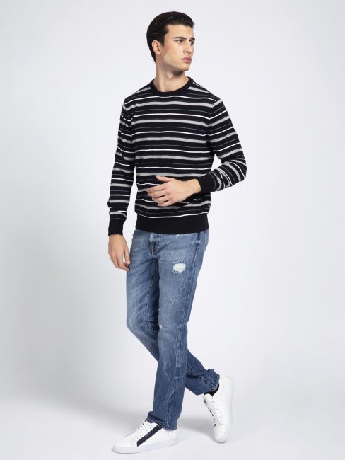 Pull Coton Bleu Multi Guess