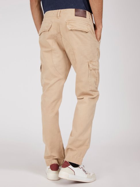 Patch Pantalon Regular Fit Guess Beige