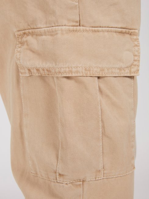 Patch Pantalon Regular Fit Guess Beige