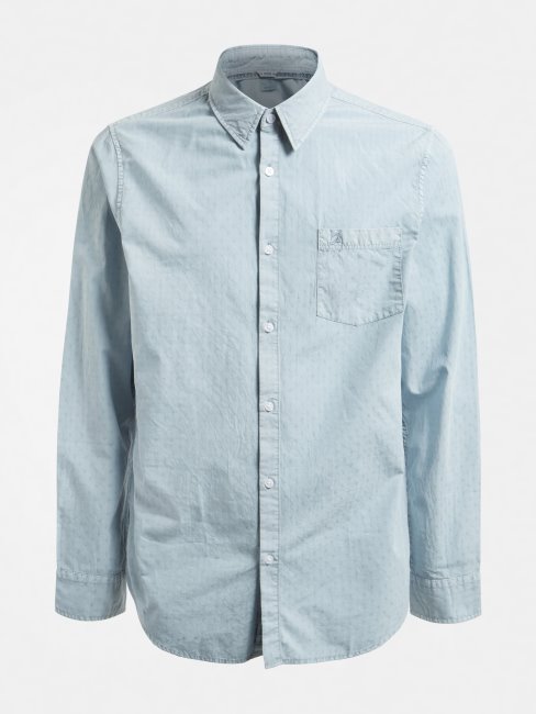 Nuisette Slim Motif Bleu Clair All Over