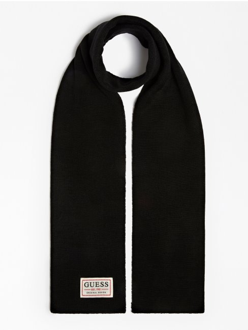 écharpe En Tricot Noir Guess