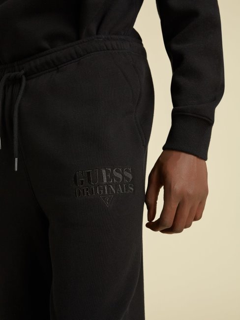 Guess Pantalon De Jogging Logo Noir