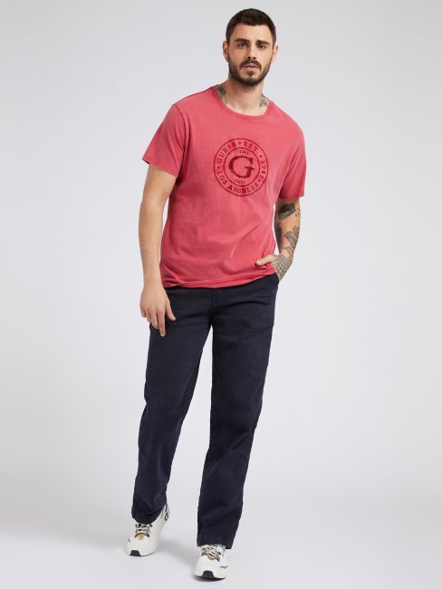 Tee Shirt Logo Devant Rouge Guess