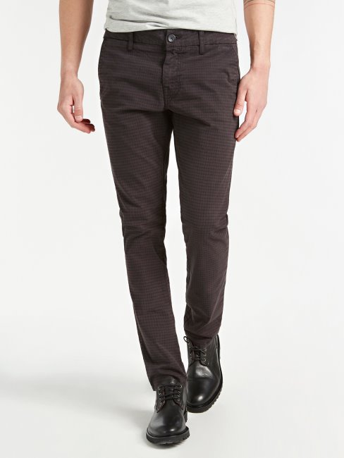 Pantalon Coupe Super Skinny Guess Marron