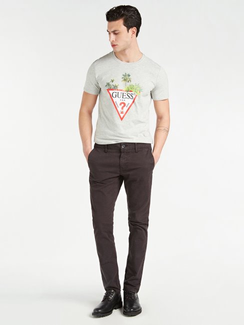 Pantalon Coupe Super Skinny Guess Marron