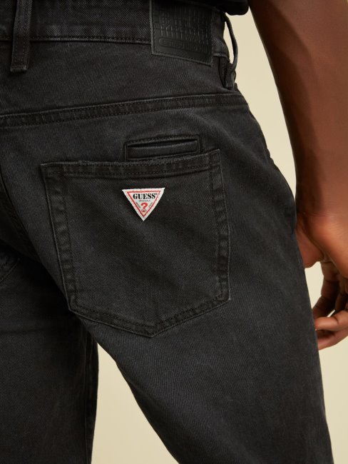 Guess Pantalon En Jean Slim Noir