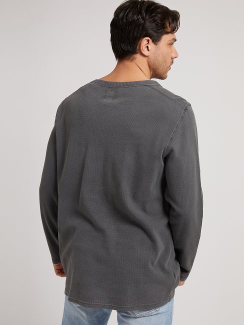 Pull Gris Imprimé Devant Guess