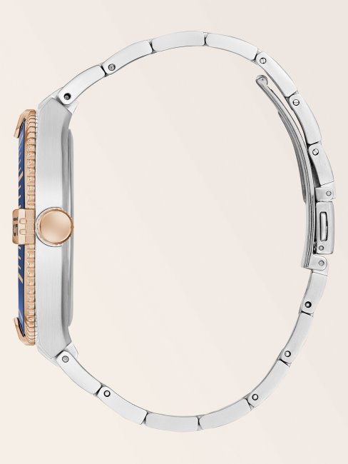 Montre Calendrier Guess En Acier Noir