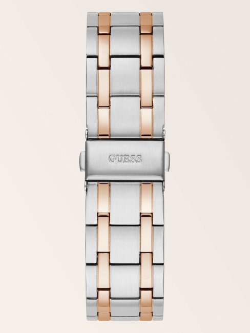 Montre Calendrier Guess En Acier Noir
