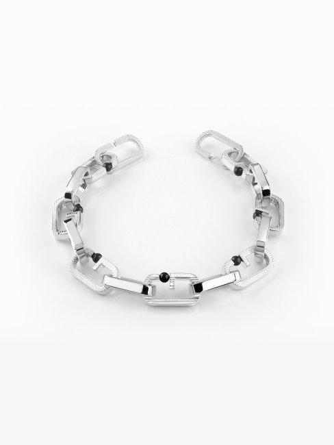 Guess Bracelet à Rayures G En Argent
