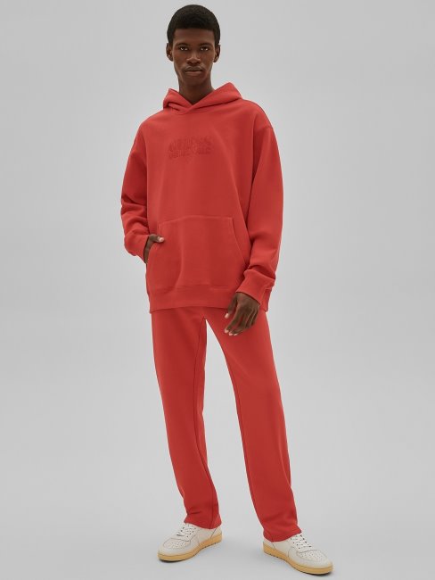 Sweat à Capuche Rouge Guess