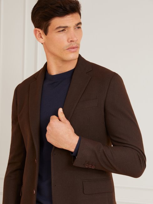 Blazer Marciano Slim Fit Guess Marron