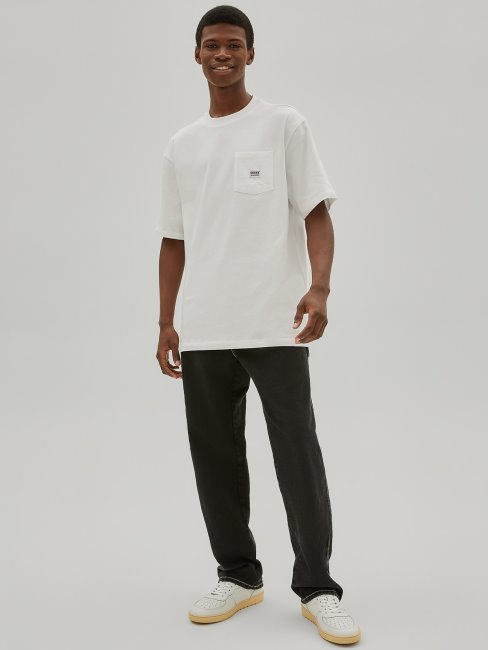 Guess Pantalon Denim Cargo Noir