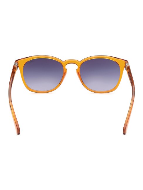 Lunettes De Soleil Carrées Modèle Guess Jaune