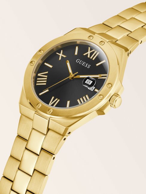 Montre Analogique Guess En Acier Inoxydable Blanc