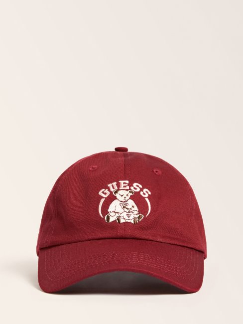 Casquette De Baseball à Logo Devant Bordeaux Guess