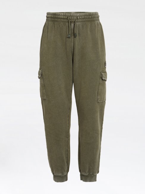 Pantalon Slim Molleton Vert Guess