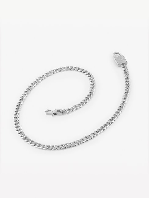 Guess Lockn Roll Collier Argent