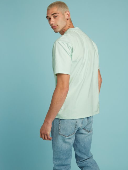 T-shirt Imprimé Guess Bleu Clair