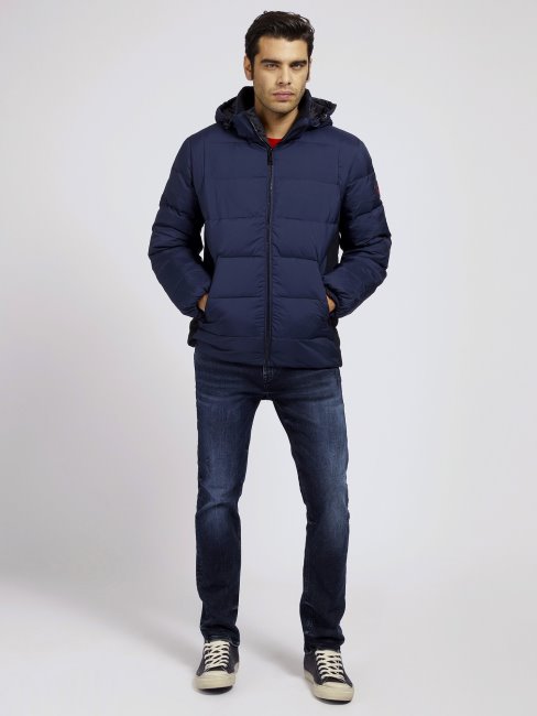 Doudoune Bleu Multi Réel Deviner