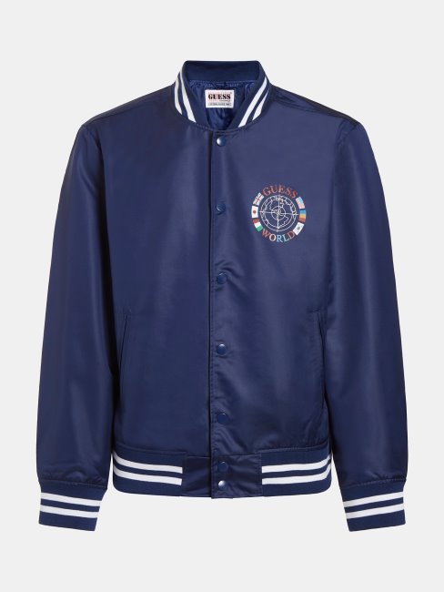 Drapeau Logo Bombardier Bleu