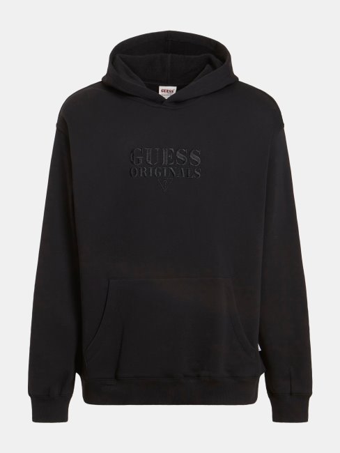 Sweat à Capuche Noir Guess
