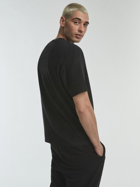 T-shirt Imprimé Guess Noir