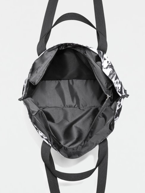 Guess Sac En Toile Imprimé All-over Noir Multi