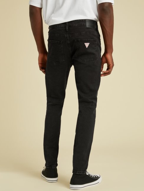 Pantalon En Jean Skinny Noir Guess