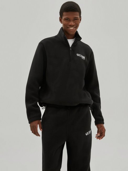 Sweat Zippé Guess Noir