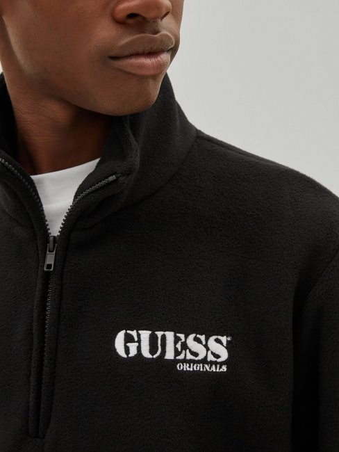 Sweat Zippé Guess Noir