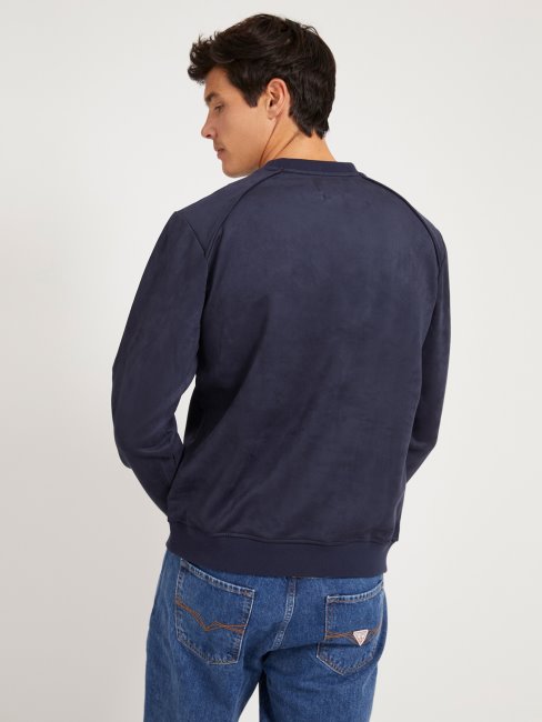 Guess Pull Col Rond Bleu