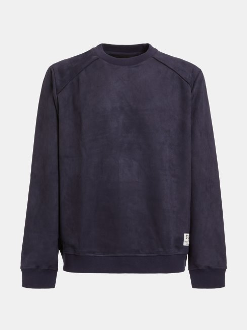 Guess Pull Col Rond Bleu