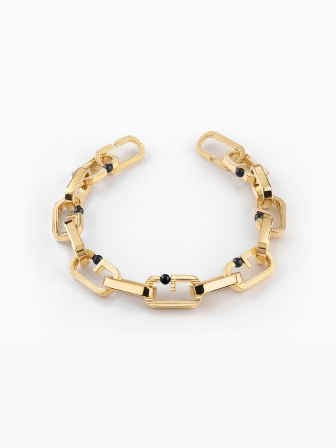 Bracelet Guess Multi Doré à Rayures G