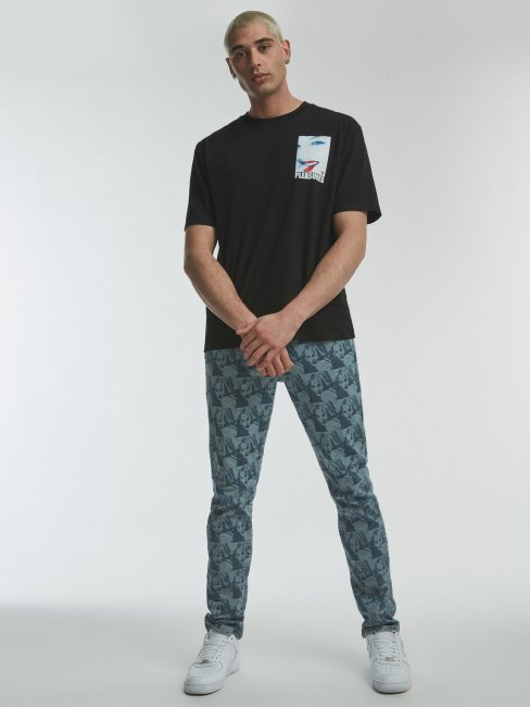 T-shirt Imprimé Guess Noir Nouvelle Tendance