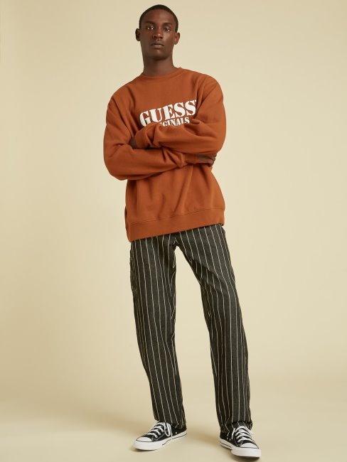 Sweat à Logo Devant Guess Rouge