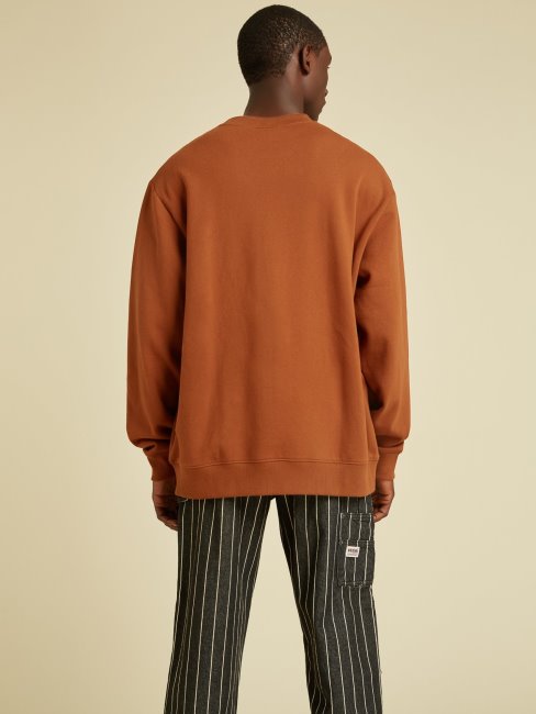 Sweat à Logo Devant Guess Rouge