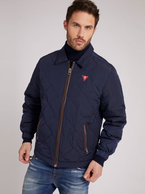 Veste Matelassée Bleue Guess