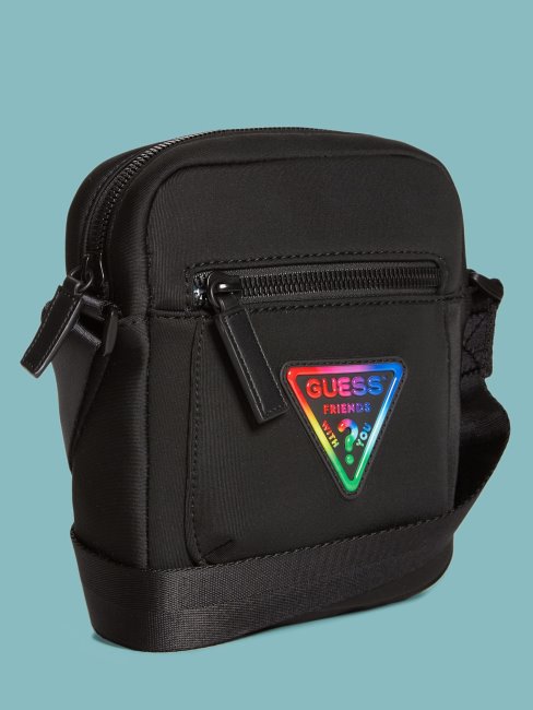 Sac Bandoulière Logo Guess Noir