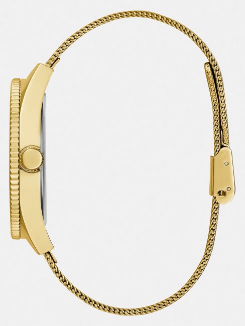 Montre Analogique Guess En Acier Blanc