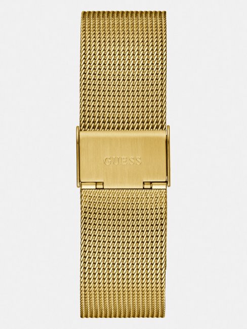 Montre Analogique Guess En Acier Blanc