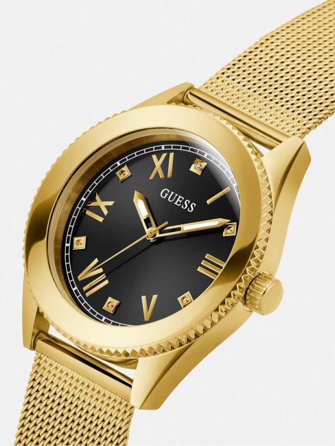 Montre Analogique Guess En Acier Blanc