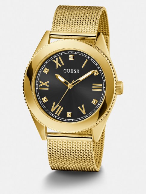 Montre Analogique Guess En Acier Blanc