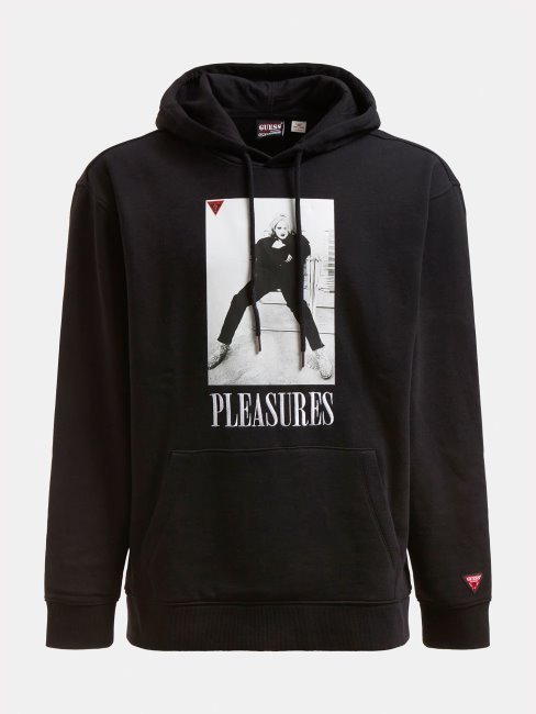 Sweat Imprimé Placé Noir Guess