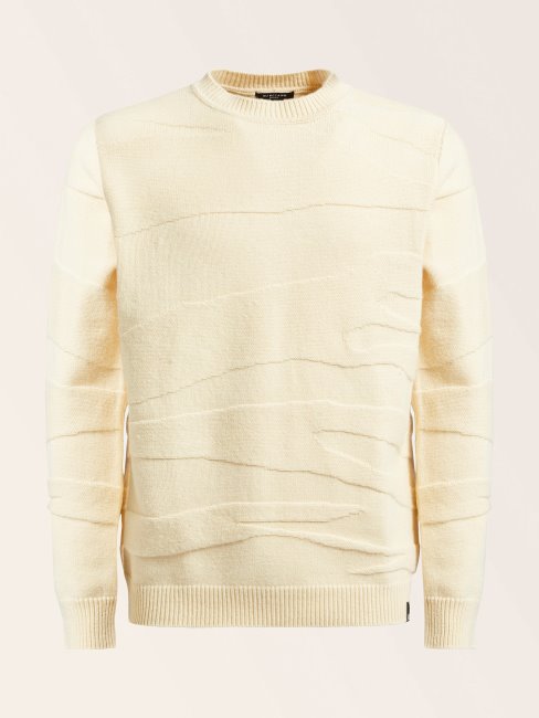 Guess Pull En Mélange De Laine Marciano Beige