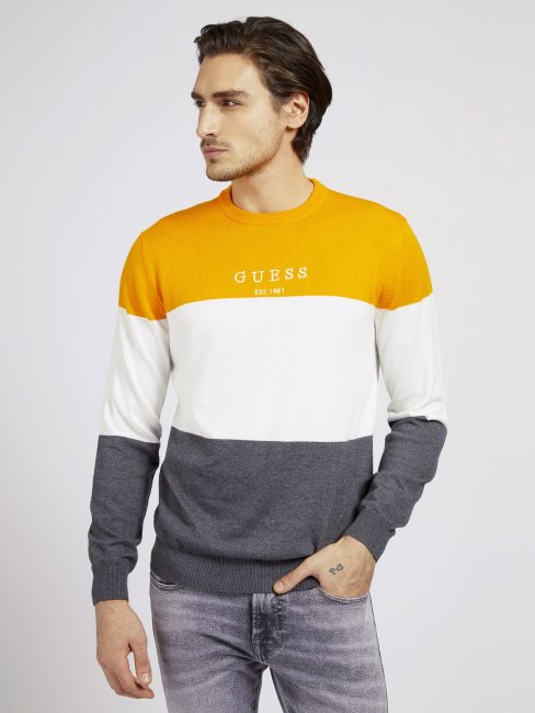 Devinez Les Nuances De Pull Rayé Orange