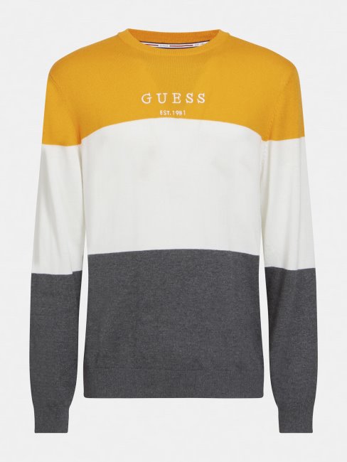 Devinez Les Nuances De Pull Rayé Orange