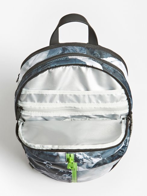 Sac à Dos Imprimé Tech Essential Noir Multi Guess